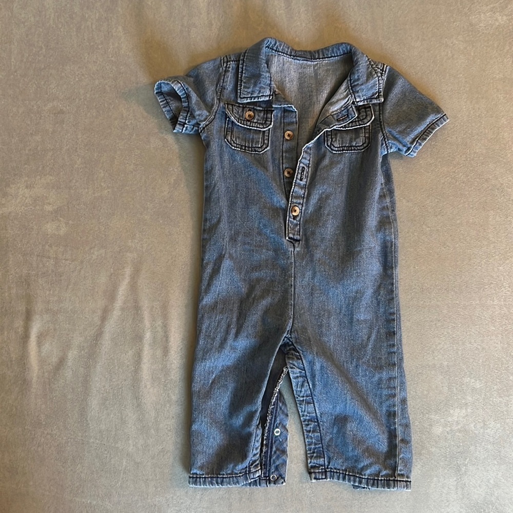 Jean jumpsuit 6-12M